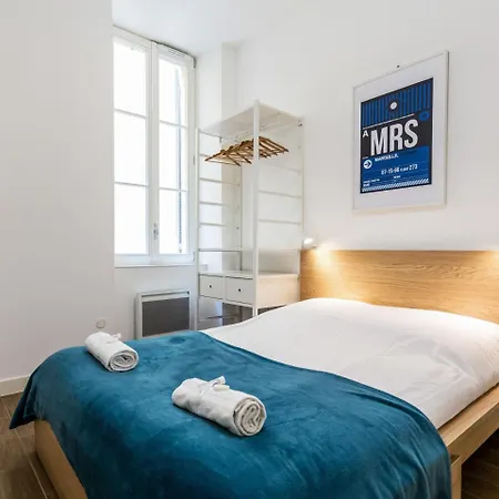 Lägenhet L'escapade Marseillaise T2 Moderne Avec Cuisine Equipee Et A 5 Min Du Vieux-port *